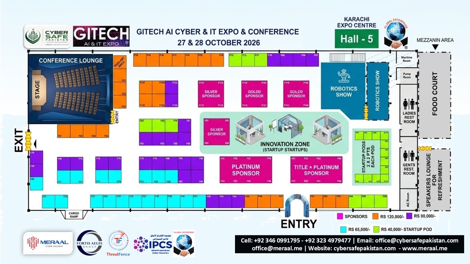 GITECH AI & CYBER & IT EXPO Floor Plan